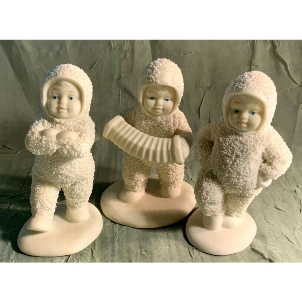 'DANCING TO A TUNE’ 68080 Dept 56 Snowbabies 1991-1995 Retired Christmas Vintage